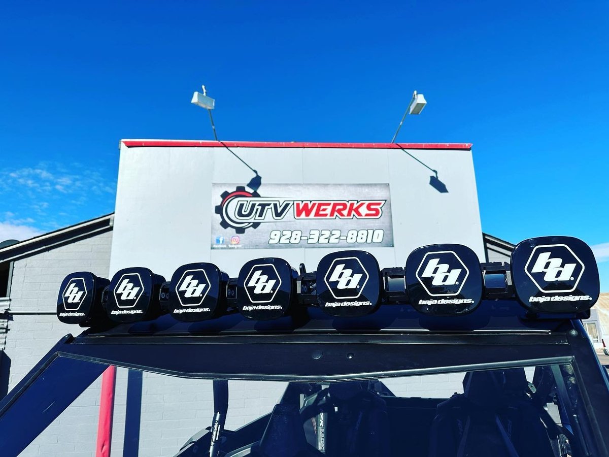 UTV Werks vehicle with LED light pods