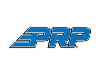 PRP brand logo in blue with white outline and registered trademark symbol